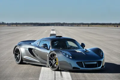 Silver Hennessey Venom Supercar Open Cars Wallpaper 4K 2048x1363 Silver, Hennessey, Venom, Gt, Supercar, Parked, On, An, Open, Runway, Featured, Desktop, Gray, Ultrawide, Full HD