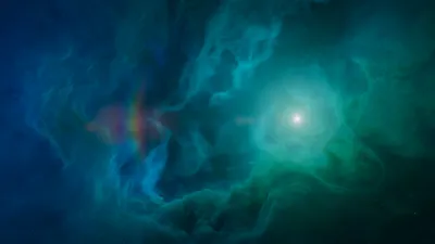 Vibrant Video Game Star Wallpaper 4K, Space category