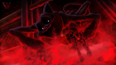 Calm Dark Wallpaper Black/Dark Wallpaper 4K 2048x1150 A, Dark, And, Atmospheric, Hd, Wallpaper, Featuring, Catnap, Poppy, Playtime, Showcasing, Menacing, Red, Ultrawide, Full HD