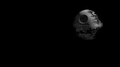 Death Star Wars Movie Black Space Wallpaper 4K 1920x1080 Hd, Pc, Desktop, Wallpaper, Featuring, The, Death, Star, Wars, Movie, Set, Against, Gray, Ultrawide, Full HD