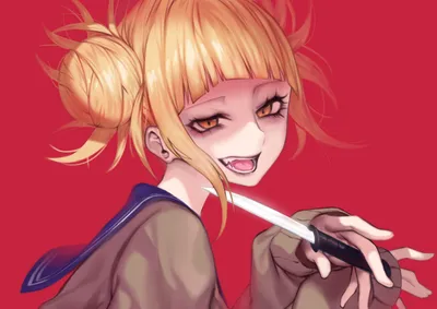 Himiko Toga Anime Hero Academia Abstract Wallpaper 4K 4961x3508 Himiko, Toga, Anime, My, Hero, Academia, Hd, Desktop, Red, Gray, Landscape, 4k