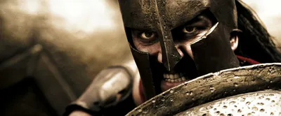 Bold Fierce Wallpaper Abstract Wallpaper 4K 1920x798 A, Fierce, Spartan, Warrior, From, The, Movie, 300, Shown, Close-up, Showcasing, Intense, White, Ultrawide, Full HD