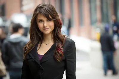 Dark Confident Wallpaper Black/Dark Wallpaper 4K 3000x2000 A, Confident, Nina, Dobrev, Poses, Outdoors, Showcasing, Her, Stylish, Black, Coat, Flowing, White, Landscape, QHD
