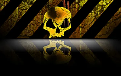 Dark Theme Cracked Yellow Skull Black/Dark Wallpaper 4K 1920x1200 Hd, Pc, Desktop, Wallpaper, Featuring, A, Dark, Theme, Cracked, Yellow, Skull, Reflected, Gray, Purple, Ultrawide, Full HD