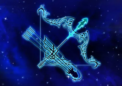Blue Sagittarius Archer Black/Dark Wallpaper 4K 1920x1357 Blue, Sagittarius, The, Archer, By, Darkworkx, Brown, Red, Landscape, Full HD