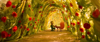 Moody Movie Wallpaper Animals Wallpaper 4K 2718x1157 Hd, Desktop, Wallpaper, From, The, Movie, Little, Prince, Featuring, Glowing, Tunnel, Greenery, Brown, Ultrawide, QHD