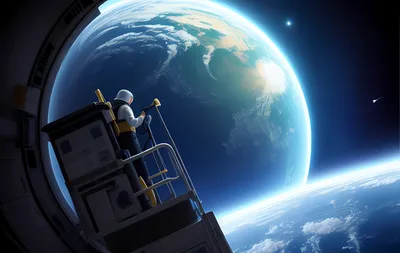 Art Space Sci Astronaut Space Wallpaper 4K 2424x1536 Ai, Art, Space, Sci, Fi, Astronaut, Hd, Desktop, White, Ultrawide, Full HD