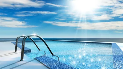Man Pool Clear Blue Nature Wallpaper 4K 1920x1080 Hd, Desktop, Wallpaper, Of, A, Man-made, Pool, With, Clear, Blue, Water, Metal, White, Gray, Pink, Ultrawide, Full HD