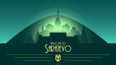 Welcome Sarajevo Abstract Wallpaper 4K, Abstract category