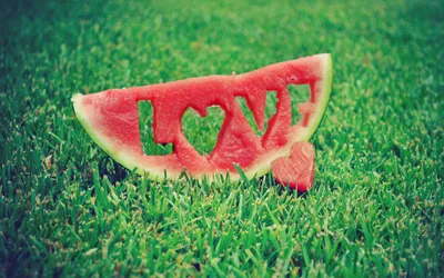 Moody Close Wallpaper Cars Wallpaper 4K 2560x1600 Close-up, Of, A, Watermelon, Slice, Carved, With, The, Word, Love, Heart, Placed, Brown, Gray, Ultrawide, QHD