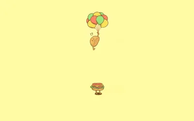 Moody Flying Wallpaper Minimal Wallpaper 4K 2560x1600 Flying, Minimalist, Burger, Funny, Food, Hd, Desktop, Wallpaper, White, Ultrawide, QHD