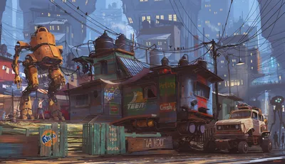 Moody Futuristic Wallpaper World Wallpaper 4K 1920x1108 Futuristic, Cityscape, Featuring, A, Sci‑fi, Vehicle, And, Robot, Amid, Urban, Buildings, Neon, Gray, Ultrawide, Full HD