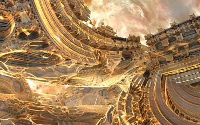 Cgi Mandelbulb Fractal Yellow Orange Abstract Wallpaper 4K 1920x1200 Cgi, 3d, Mandelbulb, Fractal, In, Yellow, And, Orange, Hues, Glowing, Like, Fire:, Brown, Ultrawide, Full HD