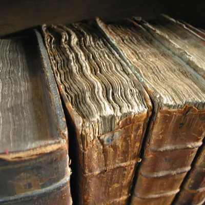 Close Worn Antique Books Their Abstract Wallpaper 4K 2000x2000 A, Close-up, View, Of, Worn, Antique, Books, Showcasing, Their, Textured, Pages, Aged, Gray, Brown, Square, Full HD