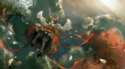 Dark Reimu Wallpaper Abstract Wallpaper 4K 1944x1080 Reimu, Hakurei, Anime, Touhou, Hd, Desktop, Wallpaper, Gray, Ultrawide, Full HD