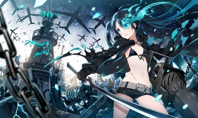 Hatsune Miku Intense Anime Black/Dark Wallpaper 4K 1920x1140 Hd, Desktop, Wallpaper, Featuring, Hatsune, Miku, In, An, Intense, Anime, Style, Black, White, Ultrawide, Full HD