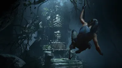 Lara Croft Shadow Tomb Wallpaper 4K, Space category