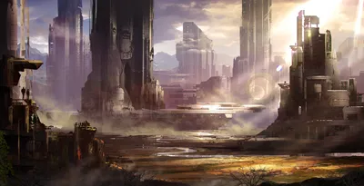 Detailed Sci Cityscape Towering Futuristic World Wallpaper 4K 3000x1539 Hd, Pc, Desktop, Wallpaper, Featuring, A, Detailed, Sci‑fi, Cityscape, Towering, Futuristic, Buildings, Gray, Ultrawide, QHD