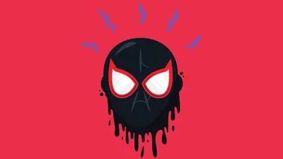 Minimalist Comic Spider Minimal Wallpaper 4K 3508x1973 Minimalist, Comic, Spider, Man, Hd, Desktop, Red, White, Ultrawide, QHD