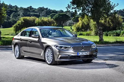 Serene Silver Wallpaper Cars Wallpaper 4K 4096x2731 Silver, Bmw, 5, Series, Sedan, Parked, On, A, Sunlit, Road, Green, Trees, Gray, Landscape, 4k