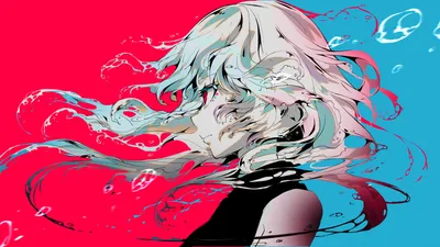 Vibrant Anime Wallpaper Abstract Wallpaper 4K 1920x1080 Anime, 1920x1080, Red, Black, Ultrawide, Full HD