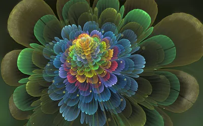 Moody Abstract Wallpaper Abstract Wallpaper 4K 1920x1200 Abstract, Fractal, Design, Resembling, A, Vibrant, Multi-layered, Flower, Rich, Colors, Rendered, High, Brown, Ultrawide, Full HD