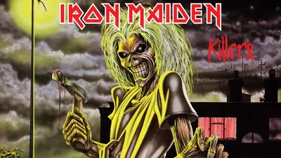 Vibrant Iron Maiden Abstract Wallpaper 4K 1920x1080 A, Vibrant, Hd, Desktop, Wallpaper, Featuring, Iron, Maiden's, Maiden, 039, Killers, Album, Gray, Ultrawide, Full HD