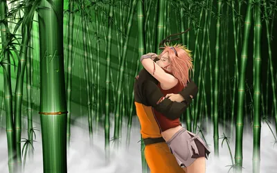 Misty Naruto Wallpaper Nature Wallpaper 4K 1920x1200 Naruto, Uzumaki, And, Sakura), Haruno, Embrace, In, A, Lush, Bamboo, Forest, Anime, White, Ultrawide, Full HD