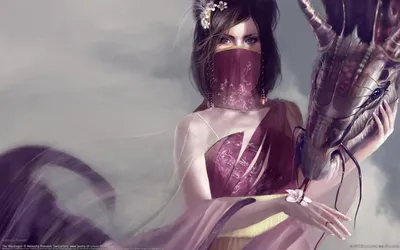 Dark Mystical Wallpaper Fantasy Wallpaper 4K 1920x1200 A, Mystical, Woman, In, Elegant, Attire, Holds, Dragon, Set, Against, Dreamy, Captures, Gray, Ultrawide, Full HD