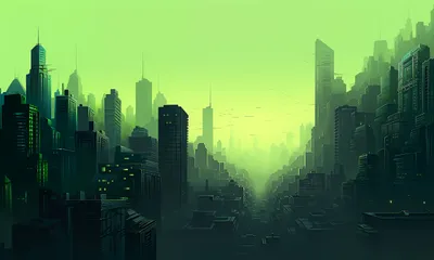 Calm Depicting Wallpaper World Wallpaper 4K 2240x1344 Hd, Pc, Desktop, Wallpaper, Depicting, A, Futuristic, Sci‑fi, Cityscape, Vibrant, Green, Hues, Gray, Pink, Ultrawide, Full HD