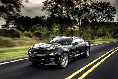 Black Chevrolet Camaro Cars Wallpaper 4K 3000x2000 A, Black, Chevrolet, Camaro, Ss, Muscle, Car, Driving, Tree-lined, Road, Captured, High-definition, Gray, White, Landscape, QHD