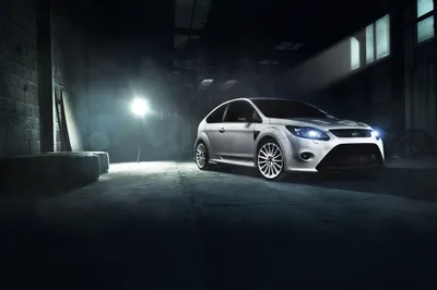 Radiant Silver Wallpaper Cars Wallpaper 4K 2048x1365 Silver, Ford, Focus, Rs, Compact, Car, Showcased, In, Dimly, Lit, Industrial, Setting, White, Gray, Ultrawide, Full HD