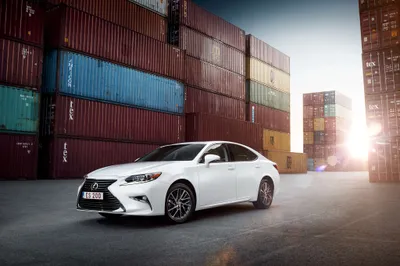 White Lexus Sedan Shipping Cars Wallpaper 4K 4096x2734 4k, Ultra, Hd, Pc, Desktop, Wallpaper, Of, A, White, Lexus, Sedan, Parked, Gray, Landscape