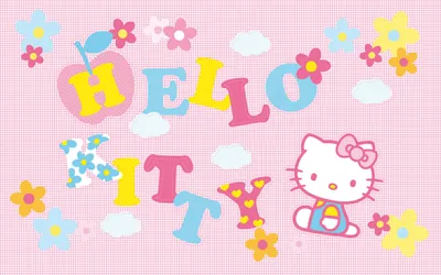 Hello Kitty Colorful Abstract Wallpaper 4K 1920x1200 Hd, Desktop, Wallpaper, Featuring, Hello, Kitty, With, Colorful, Text, Playful, Flower, Designs, White, Ultrawide, Full HD