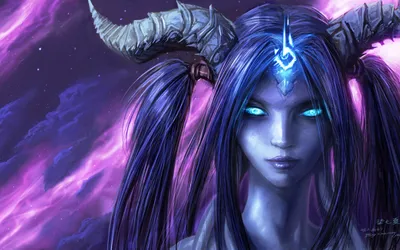 Draenei Character World Warcraft Glowing Fantasy Wallpaper 4K 2560x1600 Hd, Desktop, Wallpaper, Featuring, A, Draenei, Character, From, World, Warcraft, Glowing, Blue, Brown, Pink, Ultrawide, QHD