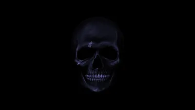 Dark Skull Black-dark Black/Dark Wallpaper 4K 1920x1080 Dark, Skull, Hd, Desktop, Wallpaper, Background, Image, Ultrawide, Full HD