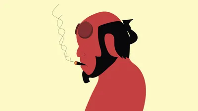 Calm Dark Wallpaper Minimal Wallpaper 4K 8001x4500 Dark, Horse, Comics, Minimalist, Comic, Hellboy, Desktop, White, Ultrawide, 4k