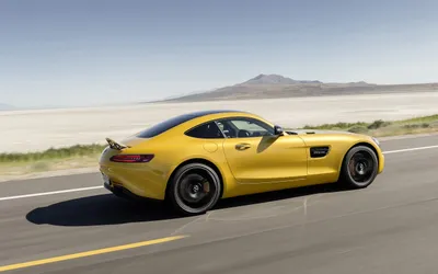 Yellow Amg Sports Car Desert Cars Wallpaper 4K 2560x1600 Yellow, Mercedes-amg, Gt, Sports, Car, Driving, On, A, Desert, Highway;, Captured, High-definition, Gray, Ultrawide, QHD