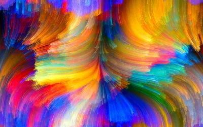 Dark Vibrant Wallpaper Abstract Wallpaper 4K 2880x1800 Vibrant, Abstract, Colorful, Swirling, Brushstrokes, Forming, A, Dynamic, Energetic, Pattern, Desktop, Purple, Yellow, Orange, Ultrawide, QHD