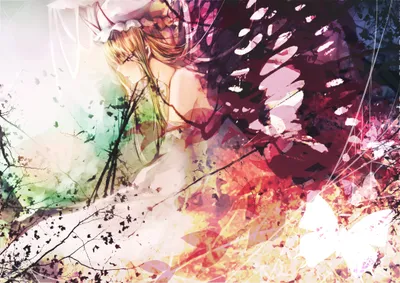 Radiant Anime Wallpaper Abstract Wallpaper 4K 2100x1484 Anime, Touhou, Hd, Desktop, Wallpaper, Background, Image, White, Landscape, Full HD