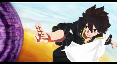 Zeref Dragneel Fairy Fantasy Wallpaper 4K 2442x1346 Zeref, Dragneel, From, Fairy, Tail, In, A, Dynamic, Pose, Unleashing, Dark, Magic, White, Black, Ultrawide, Full HD
