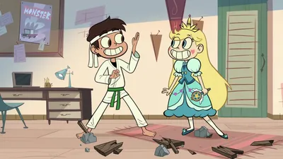 Cheerful Star Butterfly Marco Animals Wallpaper 4K 1920x1080 A, Cheerful, Hd, Wallpaper, Featuring, Star, Butterfly, And, Marco, Diaz, Show, Forces, White, Gray, Ultrawide, Full HD
