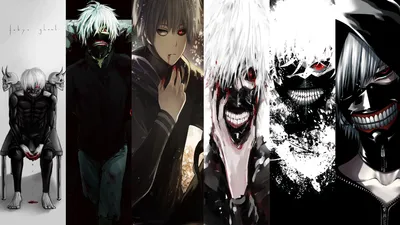 Misty Multiple Wallpaper Abstract Wallpaper 4K 1920x1080 Hd, Pc, Desktop, Wallpaper, Featuring, Multiple, Intense, Portraits, Ken, Kaneki, Anime, Tokyo, White, Ultrawide, Full HD