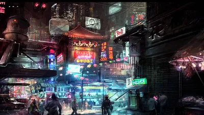 Depicting Vibrant Cyberpunk Cityscape World Wallpaper 4K 1920x1080 Hd, Pc, Desktop, Wallpaper, Depicting, A, Vibrant, Cyberpunk, Cityscape, Neon, Lights, Futuristic, White, Gray, Ultrawide, Full HD