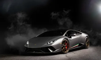 Silver Supercar Italian Cars Wallpaper 4K 2000x1195 Silver, Lamborghini, Huracan, Performante, Supercar, With, Italian, Flag, Accents, Displayed, Desktop, Gray, White, Ultrawide, Full HD