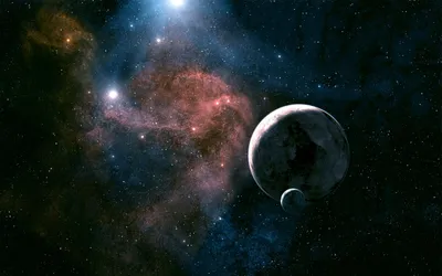 Sci Planet Large Small Space Wallpaper 4K 1680x1050 Sci‑fi, Planet, Hd, Pc, Desktop, Wallpaper, And, Background, Large, Small, Moon, Drift, Brown, Gray, Ultrawide