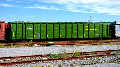 Long Green Freight Cars Wallpaper 4K 1920x1080 Hd, Pc, Desktop, Wallpaper, Background, A, Long, Green, Freight, Train, Car, Vehicle, Pink, White, Ultrawide, Full HD