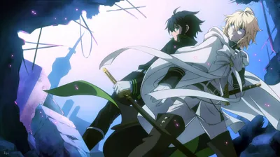 Mikaela Hyakuya Ichir Seraph End Abstract Wallpaper 4K 2000x1122 Hd, Desktop, Wallpaper, Featuring, Mikaela, Hyakuya, And, Yūichirō, Ichir, Seraph, End, Characters, White, Ultrawide, Full HD