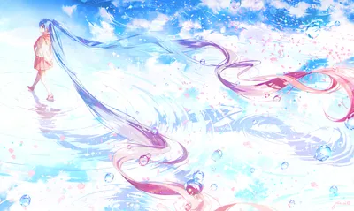 Dark Anime Wallpaper Nature Wallpaper 4K 1920x1146 Anime, Hd, Wallpaper, Featuring, Hatsune, Miku, In, A, School, Uniform, Twintails, She, White, Ultrawide, Full HD