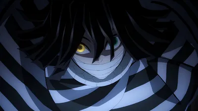 Bold Obanai Wallpaper Black/Dark Wallpaper 4K 3840x2160 Obanai, Iguro, From, Demon, Slayer, Kimetsu, No, Yaiba, Dark, Intense, Close-up, Black, Ultrawide, 4k